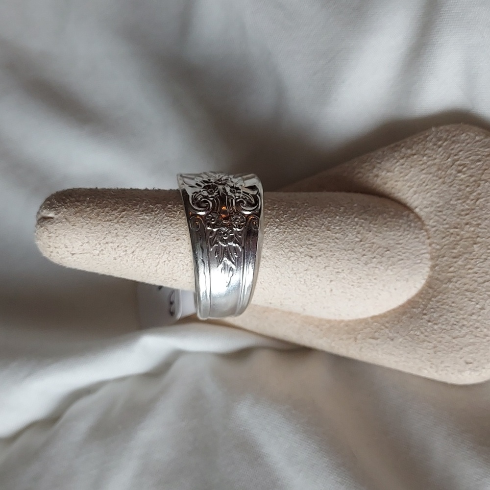 Handmade Silverware Ring - Picture 3 of 4